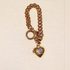 Juicy Couture Gold Heart Bracelet